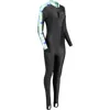Aqua Blue Unisex Full Body Skins Tropic Black